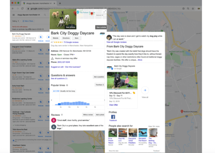 Key optimizations for your Google Business Page to enhance local search visibility.