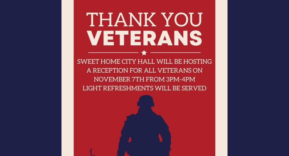 Veterans Reception in Sweet Home, OR